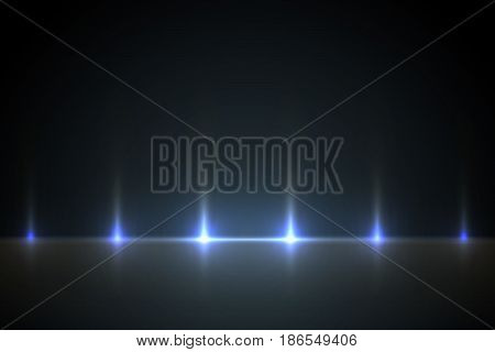 Light blue effect background for design. Light illustration backlit scenes.