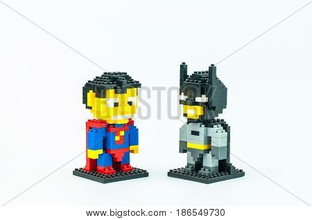 Superman And Batman Micro Blocks