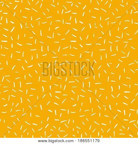 Stroks yellow seamless pattern texture. Repeating simple abstract design.Vector illustration stock vector.