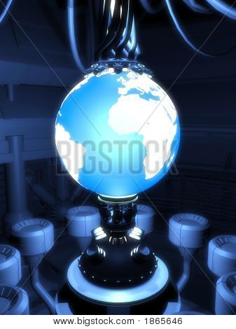 Ilustración futurista