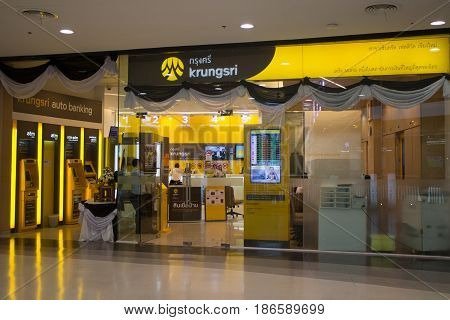 Bank Of Ayudhya Shop Inside Of Central Festival Chiangmai.
