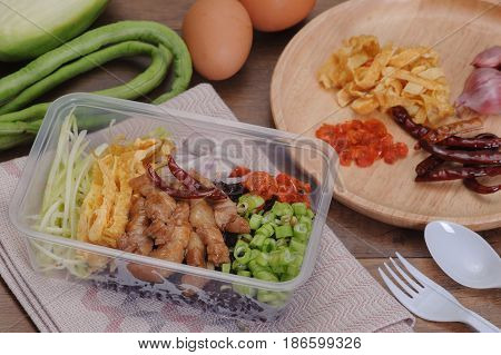 Rice Mixed With Shrimp Paste