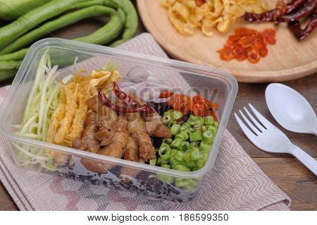 Rice Mixed With Shrimp Paste