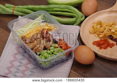 Rice Mixed With Shrimp Paste