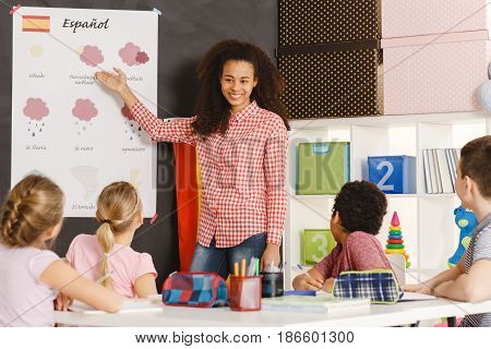 Students Learning Spanish