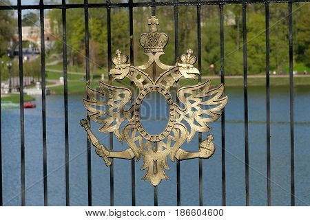 Russian Eagle - palace and park ensemble Tsaritsyno park - Moscow, Russia