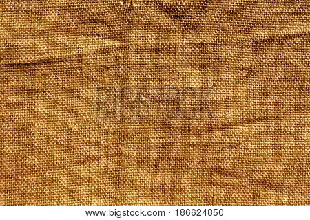 Orange Hessian Sack Cloth Texture.