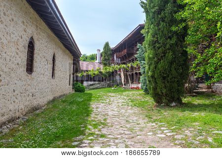 Old Rozhen Monastery near Melnik, landmark of Bulgaria