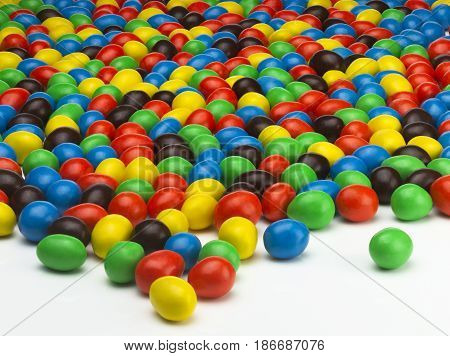 A Variety of Different Chocolate Covered Candies