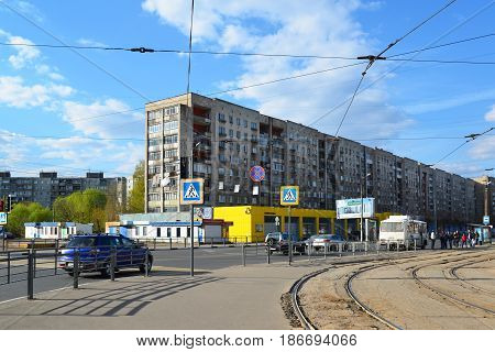 Tver Russia - may 07.2017. View Tchaikovsky street in a city center