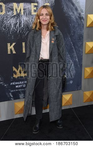 LOS ANGELES - MAY 08:  Josephine de La Baume arrives for the 'King Arthur: Legend Of The Sword