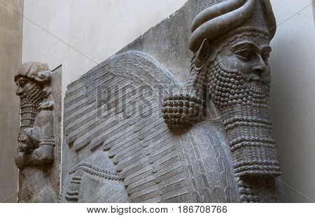 The Khorsabad Square, The Louvre, Paris, France