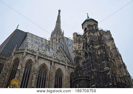 Saint Stephen Cathedral In Vienna, Austria