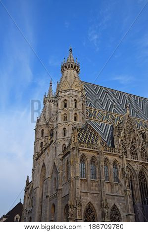 Saint Stephen Cathedral In Vienna, Austria