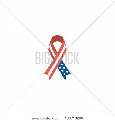 Flat American Ribbon Vector & Photo (Free Trial) | Bigstock