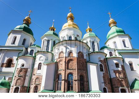 View Of Saint Sophia Cathedral In Kiev City