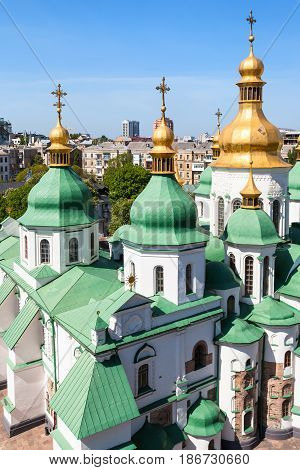 Above View Of Edifice Of Saint Sophia Cathedral