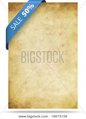 Old paper background with strip