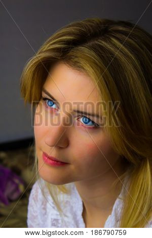 Pensive Beautiful Blonde
