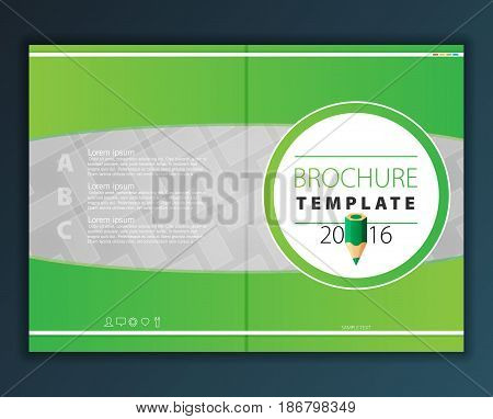 Brochure Flyer design vector template for booklet