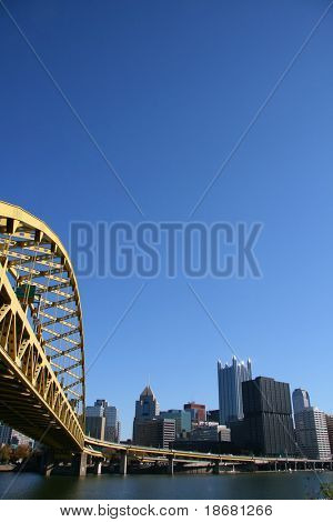 Horizonte de Pittsburgh do Monte Washington