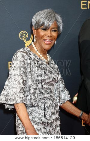 LOS ANGELES - SEP 18:  Cicely Tyson at the 2016 Primetime Emmy Awards - Arrivals at the Microsoft Theater on September 18, 2016 in Los Angeles, CA