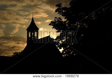 Kerk siluetti