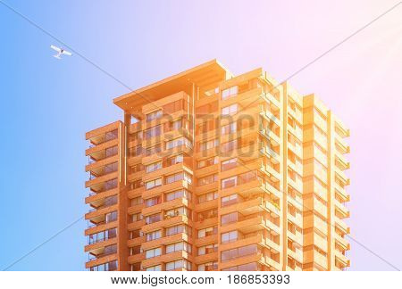 Upperclass High-rise Apartment Building