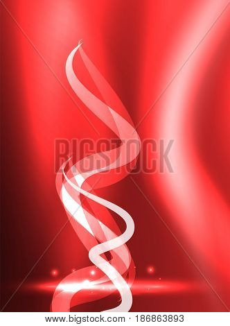 Glowing shiny wave background, energy concept illustration