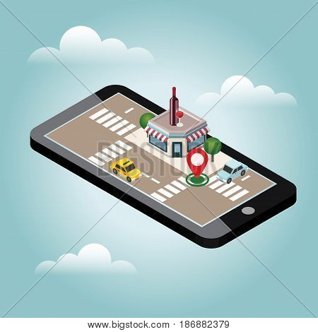 Flat 3d vector isometric illustration. Concept picture