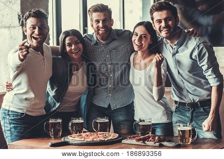 Fans At Pub
