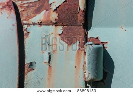 Detail of an old pick up truck in rural Virginia