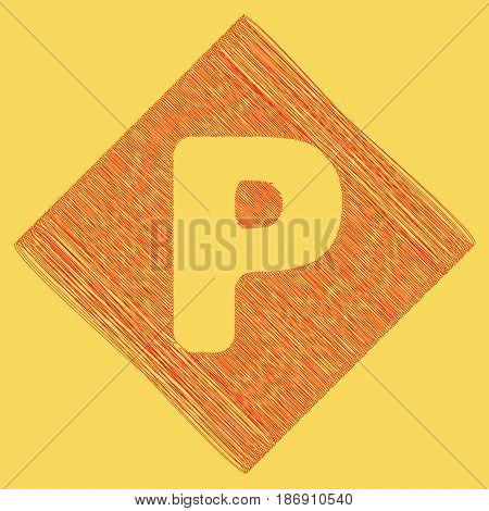Letter P Sign Design Vector &amp; Photo (Free Trial) | Bigstock