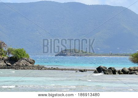 Sir Francis Drake Channel from Tortola, BVI
