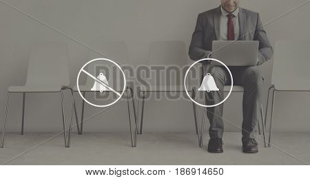 Notification Alarm Bell On/Off Button