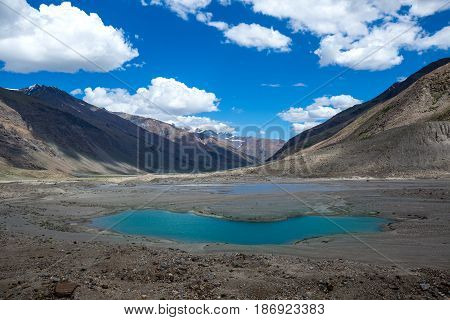 Beautiful nature on the way to Rangdum, North of India.