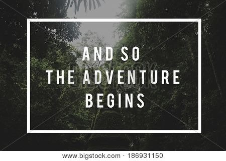 Adventure travel nature destination exploring