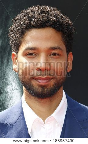 Jussie Smollett at the Los Angeles special screening of 'Alien: Covenant' held at the TCL Chinese Theatre IMAX in Hollywood, USA on May 17, 2017.