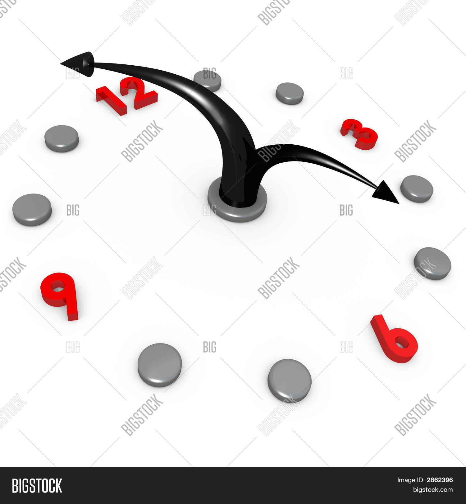 Abstract Clock Image & Photo (Free Trial) | Bigstock