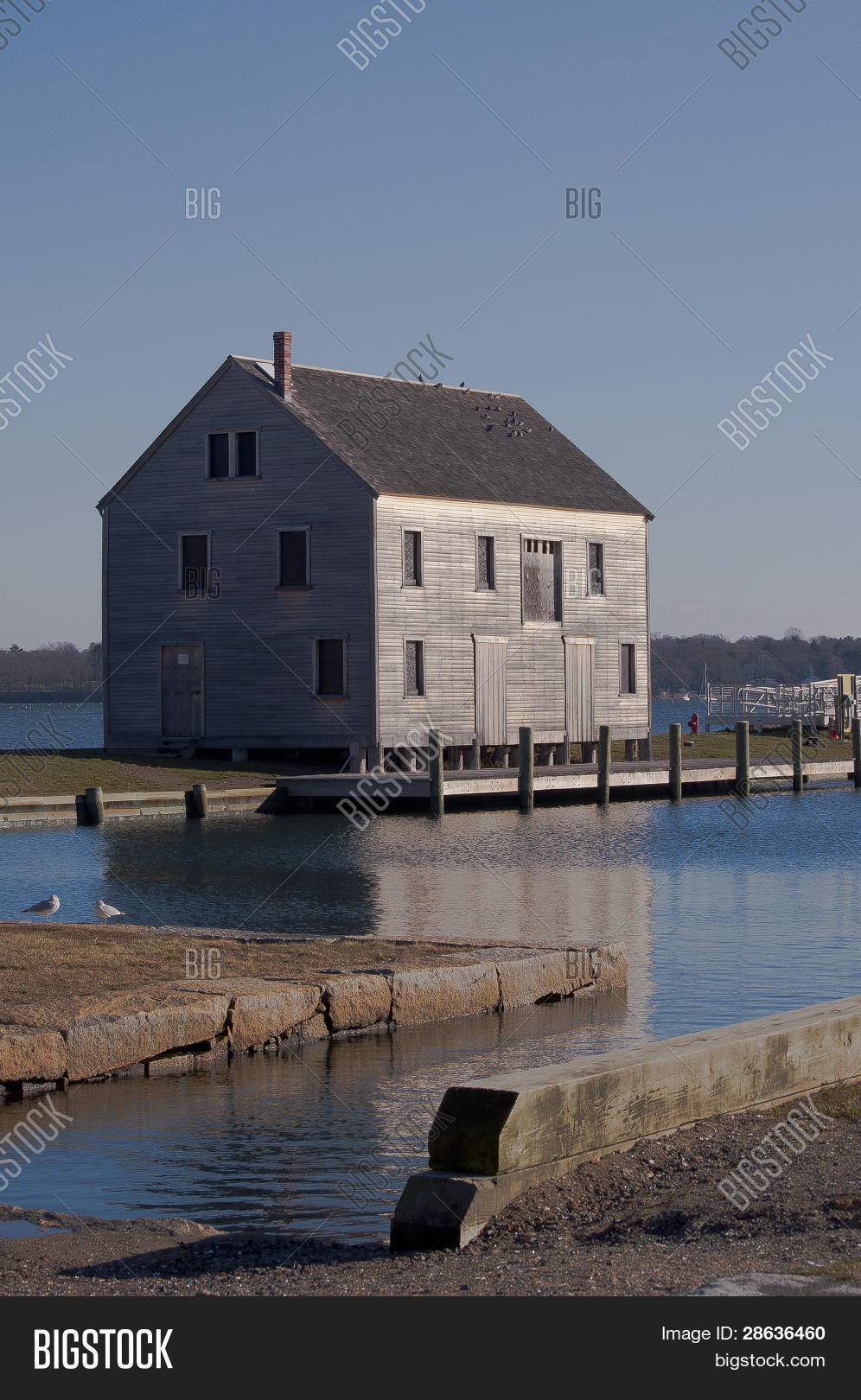 New England Boat House Historical Image & Photo Bigstock