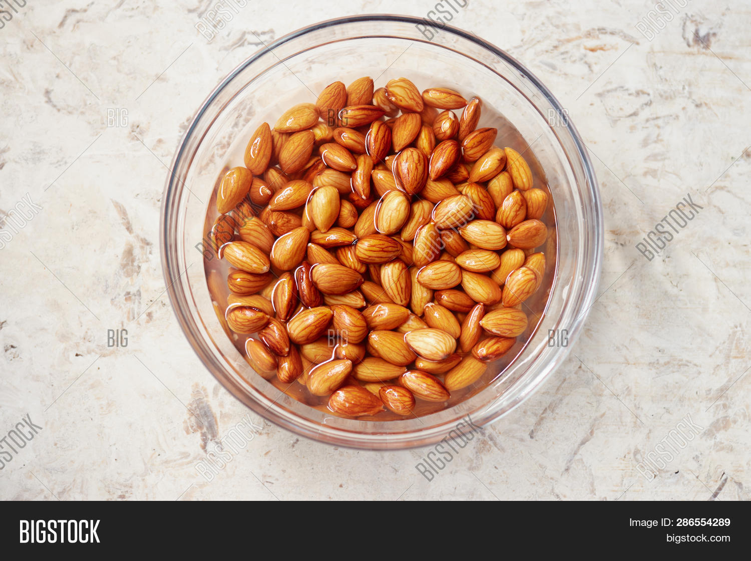 Soaking Almonds Water Image & Photo (Free Trial) Bigstock
