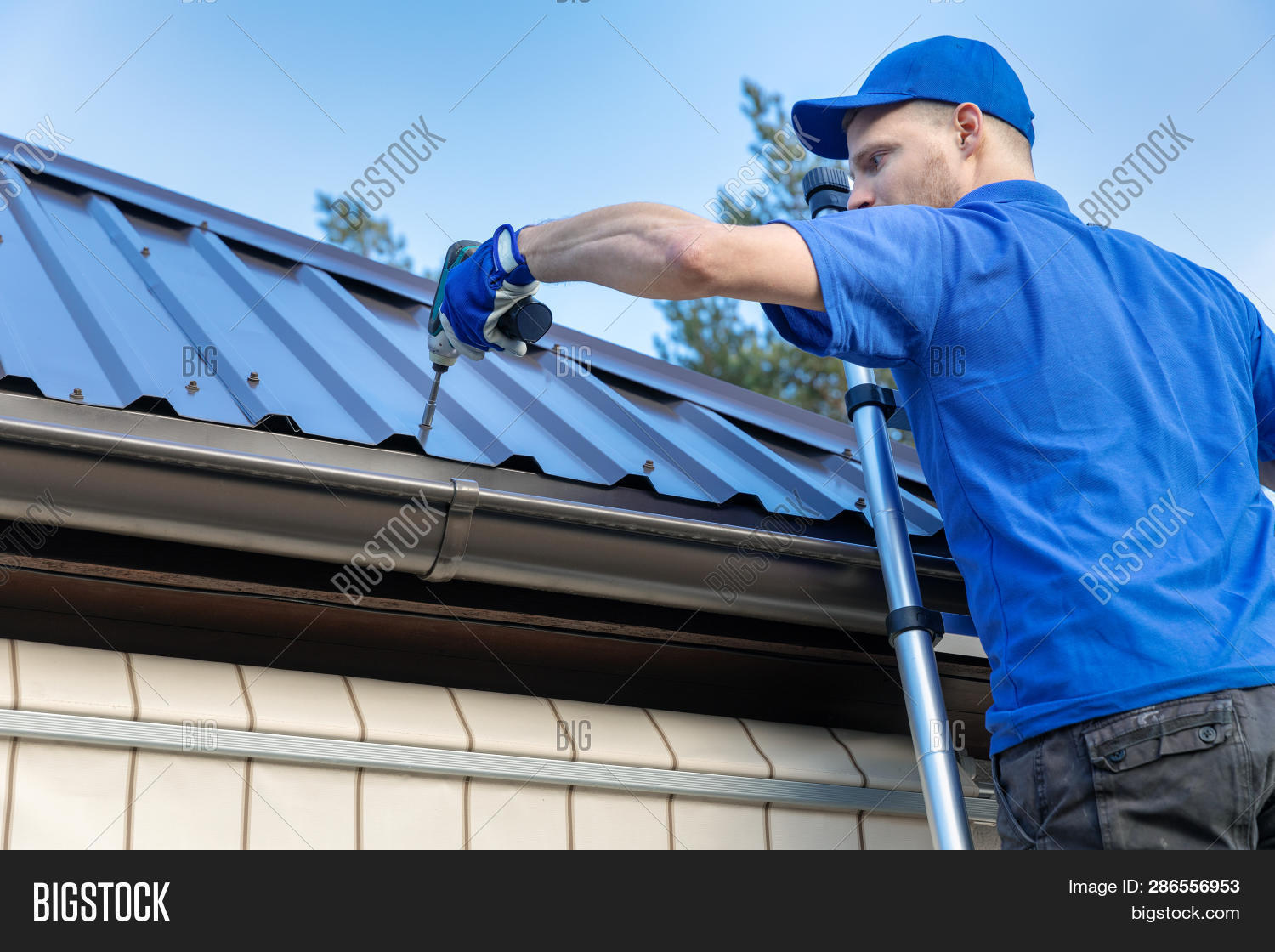 Metal Roofing Roofer Image & Photo (Free Trial) Bigstock