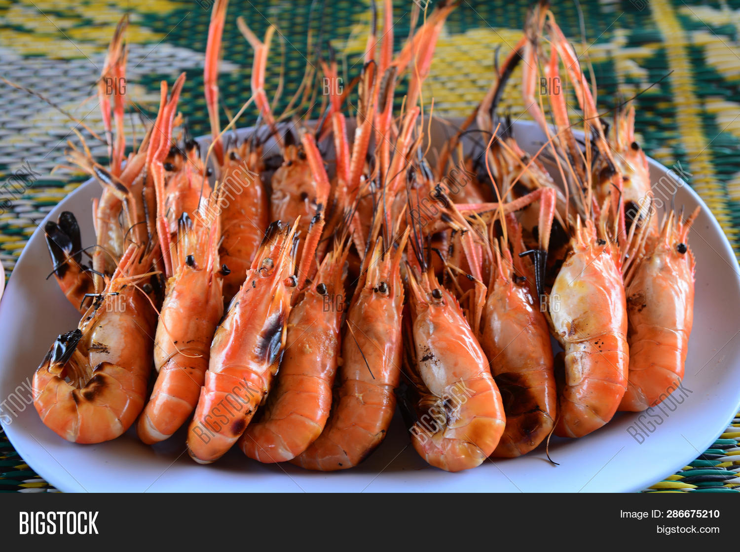 Grilled River Prawns Image & Photo (Free Trial) Bigstock