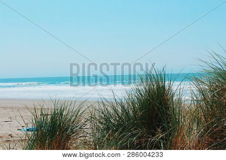 Stinson Beach In Marin County, California During Summertime.