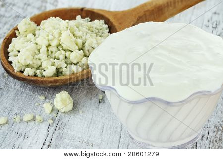 Skål salat dressing