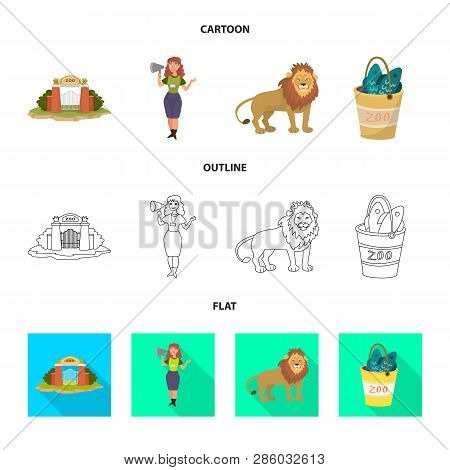 Vector Design Of Nature  And Fun  Symbol. Set Of Nature  And Entertainment Stock Vector Illustration