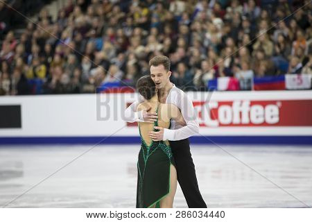 Belarus, Minsk, January 25, 2019. Minsk Arena. European Figure Skating Championship. Dancing On Ice.
