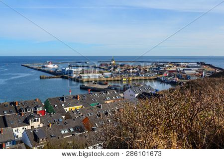 Helgoland City Harbor, Germany