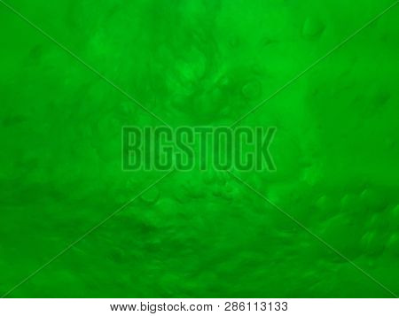 Bubbling Water Drops With Shades Of Green, Texture
