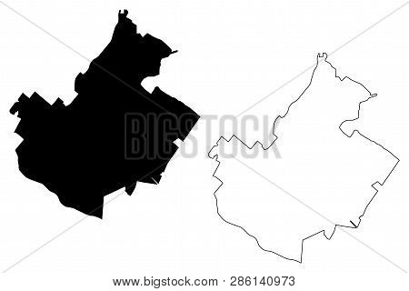 Irvine City (united States Cities, United States Of America, Usa City) Map Vector Illustration, Scri